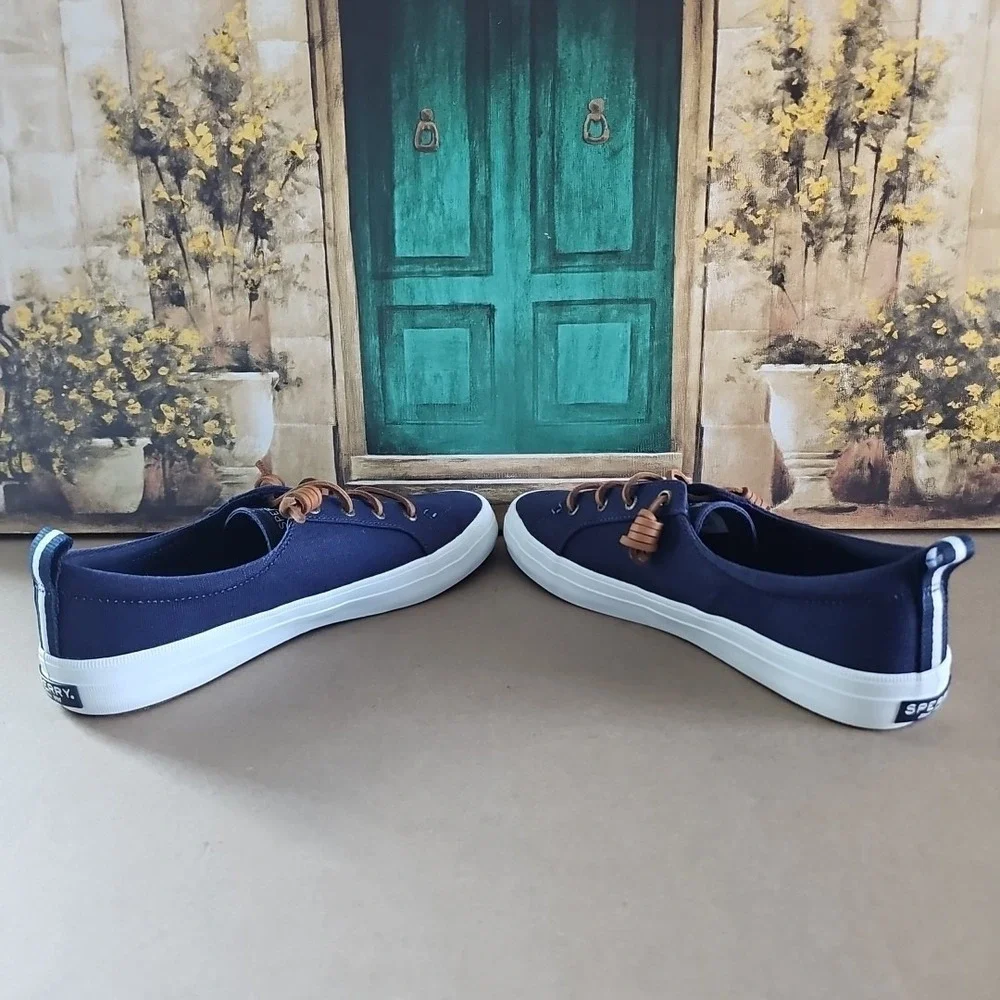 Sperry Women's‎ Crest Vibe | Linen Navy | Size 8.5 STS98642